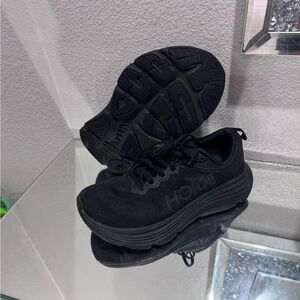 Hoka Gaviota 5 Men's All-Black Athletic Shoes size 8